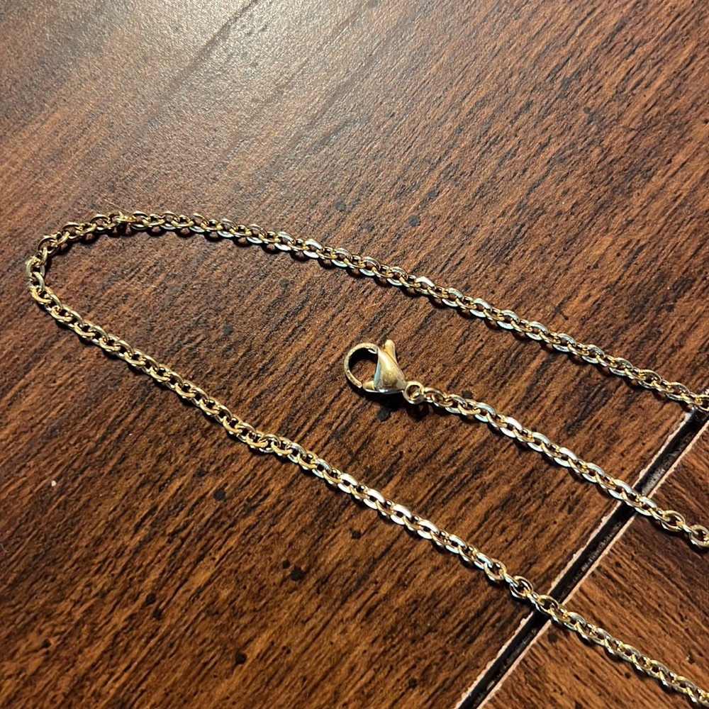 Stainless Steel Gold Chain - Picture 2 of 3